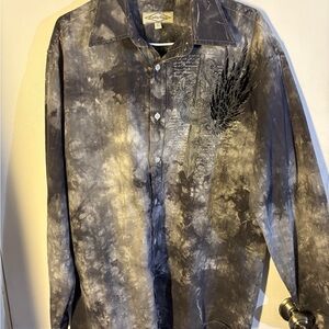 Eighty Eight Charcoal Tie-Dye Shirt